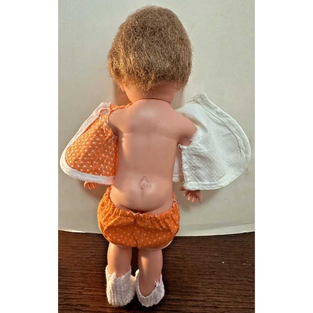 Vintage Rubber Vinyl Baby Doll Red Hair 10